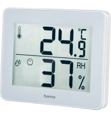 Thermo-Hygrometer TH-130, Innentemperatur, Luftfeuchtigkeit, weiß