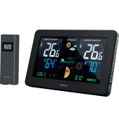 Wetterstation Premium, LED-Farbdisplay