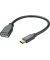 USB-Adapterkabel, USB-C-Stecker - USB-A-Buchse, 15 cm, schwarz