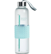 Flasche, Glas, mit Markierung, Schlaufe, 500 ml, farblos