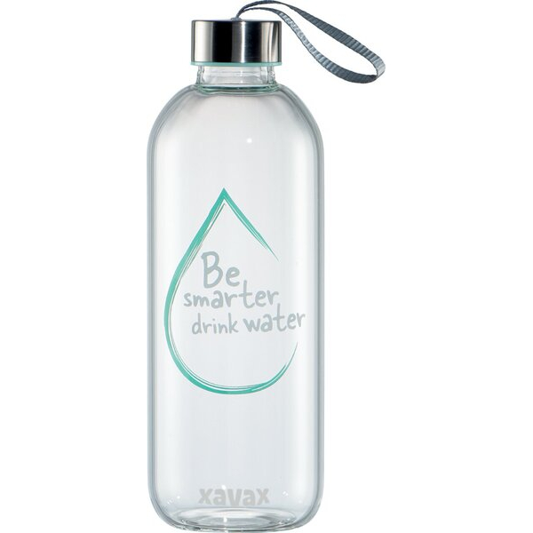 4047443490629 - Xavax Glasflasche 1 l mit Schutzhülle Schlaufe für Kohlensäure u heiß kalt 4047443490629 - Xavax Glasflasche 1 l mit Schutzhülle Schlaufe für Kohlensäure u heiß kalt