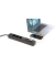 Steckdosenleiste, 3-fach, 45° gedreht, 2x USB-C, USB-Typ-A, mit Schalter, Kabellänge 1,4 m, schwarzgrau