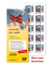 Porto ab 2025: Deutsche Post 1,10 € Briefmarken Luftpost selbstklebend
