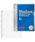 Collegeblock 10-67157 Student Premium, punktiert / punktkariert ohne Rand, A5, 90g, blau, 80 Blatt