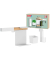 Küchen-Organizer Kombi Set L weiß 86,5 cm 34,0 cm