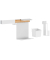 Küchen-Organizer Kombi Set L weiß 86,5 cm 34,0 cm