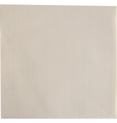 Servietten Eleganza 30701, creme / Uni, 1-lagig, 40x40cm