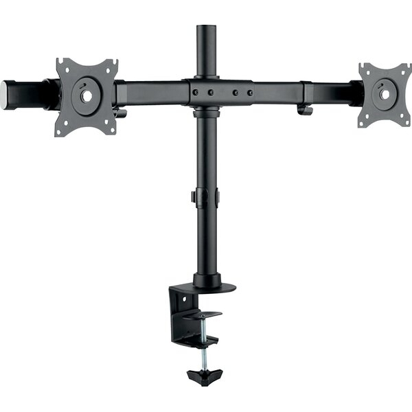 4250058587077 - HAGOR HA KB - Befestigungskit (Tischmontage Klammer) - für 2 LCD-Displays - Schwarz - Bildschirmgröße 38-68 cm (15-27)