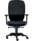 B&uuml;rodrehstuhl Office, schwarz / schwarz, mit Armlehnen, bis 120kg, ohne Kopfst&uuml;tze