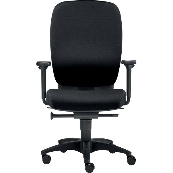 SITWELL STEIFENSAND AG Bürodrehstuhl Office, Nutzergewicht bis 120 kg, mit Armlehnen, Teppichbodenrollen, schwarz 4250416819260 SITWELL STEIFENSAND AG