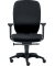 B&uuml;rodrehstuhl Office, schwarz / schwarz, mit Armlehnen, bis 120kg, ohne Kopfst&uuml;tze