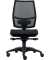 B&uuml;rodrehstuhl Flash Net, schwarz / schwarz, bis 110kg, ohne Kopfst&uuml;tze