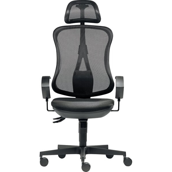 4250416824813 - Bürodrehstuhl Flash Net Nutzergewicht bis 110 kg mit Armlehnen Hartbodenrollen schwarz 4250416824813 SITWELL STEIFENSAND AG 4250416824813 - Bürodrehstuhl Flash Net Nutzergewicht bis 110 kg mit Armlehnen Hartbodenrollen schwarz 4250416824813 SITWELL STEIFENSAND AG