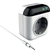 Smart WLAN Thermostatstecker, Steuerung über App oder Sprachassistent, weiß