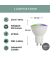 Smart WLAN LED Leuchte GU10 RGBW, 400lm, 2 Stück