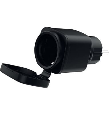 Smart WLAN Steckdose, außen, max. 230V, max. 13A, schwarz