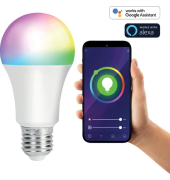 Smart WLAN LED Leuchte E27 RGBW, 800lm, Warm-Weiß &amp; Kalt-Weiß, 2 Stück