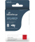 Schriftband MRBTZ431, 12mm x 8m, schwarz/rot, laminiert, kompatibel zu Brother TZ-431/TZe-431