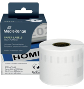 Etiketten kompatibel zu Dymo 99014S0722430, 220 Etiketten, 101 x 54 mm (H x B), schwarz auf weiß
