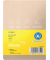 Notizbuch 4-0015005, share, gelb, A6, liniert, 80g, 40 Blatt / 80 Seiten