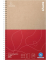 Collegeblock Y-01-02-02 share, Muster, Lineatur 22 / kariert mit Rand innen, A5, 80g, rot, 100 Blatt