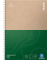 Collegeblock Y-16-01-02 share, Muster, Lineatur 22 / kariert mit Rand innen, A4, 80g, gr&uuml;n, 80 Blatt