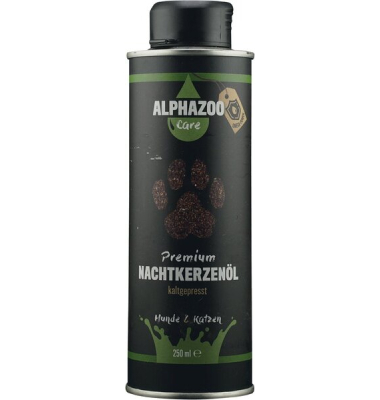 Premium Nachtkerzenöl 250 ml für Hunde und Katzen, für strahlendes Fell