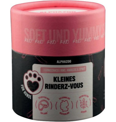 Trainingssnack für Hunde, Kleines Rinderz-Vous, 65 g