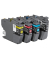 Druckerpatrone LC3213VAL (LC-3213VAL), schwarz/cyan/magenta/gelb, ca. 4x 400 Seiten