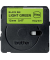 Schriftband Btag Btag-G31 BTAGG31, 12 mm schwarz auf grün