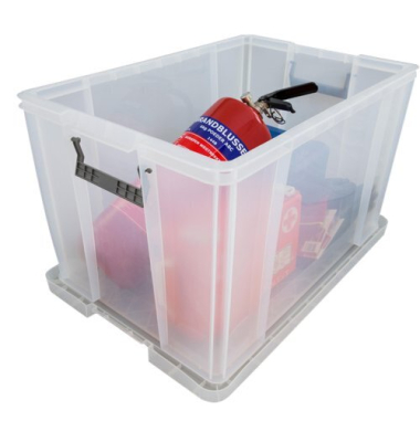 Aufbewahrungsbox S20W850, 85 Liter, au&szlig;en 66x44x39cm, Kunststoff (Polypropylen (PP) transparent