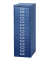 Schubladenschrank MultiDrawer™ 39er Serie L3915839, Stahl, 15 Schubladen (Vollauszug), A4, 27,9 x 86 x 38 cm, blau