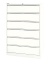 Karteischrank, 3-bahnig, (H x B x L) 1321 x 800 x 622 mm, weiß