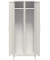 Stahlschrank Fern Maxi FERMAX696 verkehrsweiß 70,0 x 51,0 x 180,0 cm, aufgebaut
