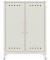 Sideboard Fern Middle, FERMID696 verkehrsweiß 6 Fachböden 80,0 x 40,0 x 110,0 cm