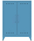Sideboard Fern Middle, FERMID605 blau 6 Fachböden 80,0 x 40,0 x 110,0 cm