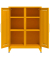 Sideboard Fern Middle, FERMID642 gelb 6 Fachb&ouml;den 80,0 x 40,0 x 110,0 cm