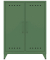 Sideboard Fern Middle, FERMID623 olivgrün 6 Fachböden 80,0 x 40,0 x 110,0 cm