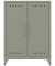 Sideboard Fern Middle, FERMID645 lichtgrau 6 Fachböden 80,0 x 40,0 x 110,0 cm