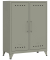 Sideboard Fern Middle, FERMID645 lichtgrau 6 Fachböden 80,0 x 40,0 x 110,0 cm