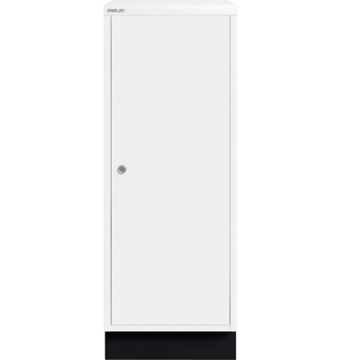 Ablageschrank MultiDrawer, Flügeltür, links öffnend, (H x B x T) 940 x 349 x 432 mm, verkehrsweiß