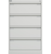 Karteischrank, 2-bahnig, 6 Schübe, (H x B x L) 915 x 570 x 622 mm, weiß