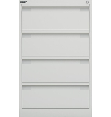 Karteischrank, 2-bahnig, 6 Schübe, (H x B x L) 915 x 570 x 622 mm, weiß