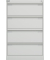 Karteischrank, 2-bahnig, 6 Schübe, (H x B x L) 915 x 570 x 622 mm, weiß