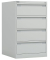 Karteischrank, 2-bahnig, 6 Schübe, (H x B x L) 915 x 570 x 622 mm, weiß