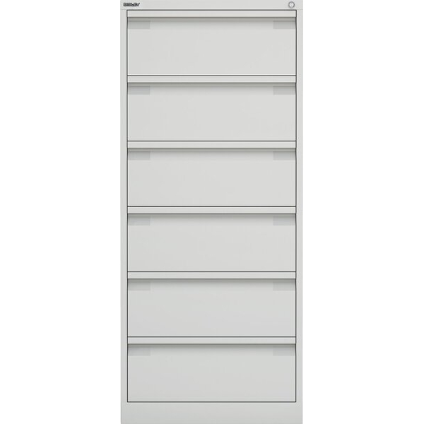 5020073859829 - Karteischrank 2-bahnig 4 Schübe (H x B x L) 1321 x 570 x 622 mm weiß 5020073859829 Bisley