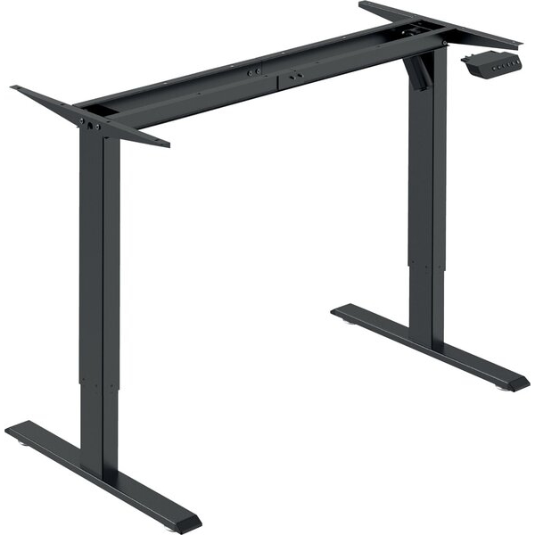 5020073990638 - Sitz-Steh-Schreibtisch E-StarterTech höhenverstellbar 112cm (H) 1122x50cm (BxT) rechteckig schwarz   schwarz 5020073990638