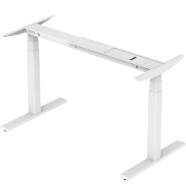 Schreibtisch E-WonderTech, elektrisch höhenverstellbar, 63-128cm (H), rechteckig