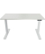 Schreibtisch E-WonderTech, elektrisch h&ouml;henverstellbar, 65,5-130,5cm (H), 120x60cm (BxT), rechteckig, wei&szlig; / wei&szlig;