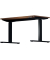 Schreibtisch E-WonderTech, elektrisch höhenverstellbar, 65,5-130,5cm (H), rechteckig